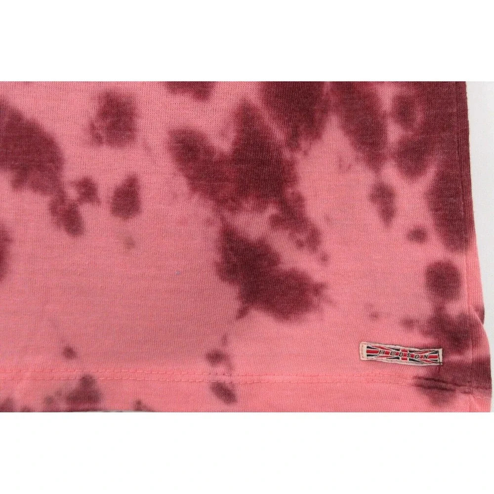 HUDSON KIDS TIE DYE TANK TOP Girl's Size Large 12-14 CABERNET (Pink And‎ Maroon)